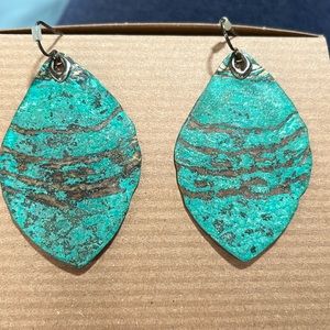 Silpada “emerald pool” earrings
